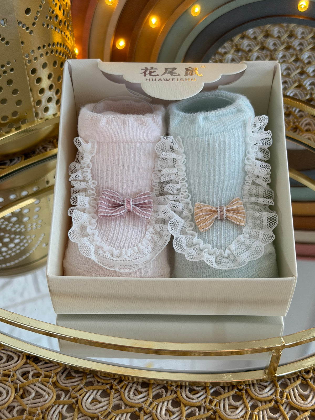 Medias en cajita (2 pares)