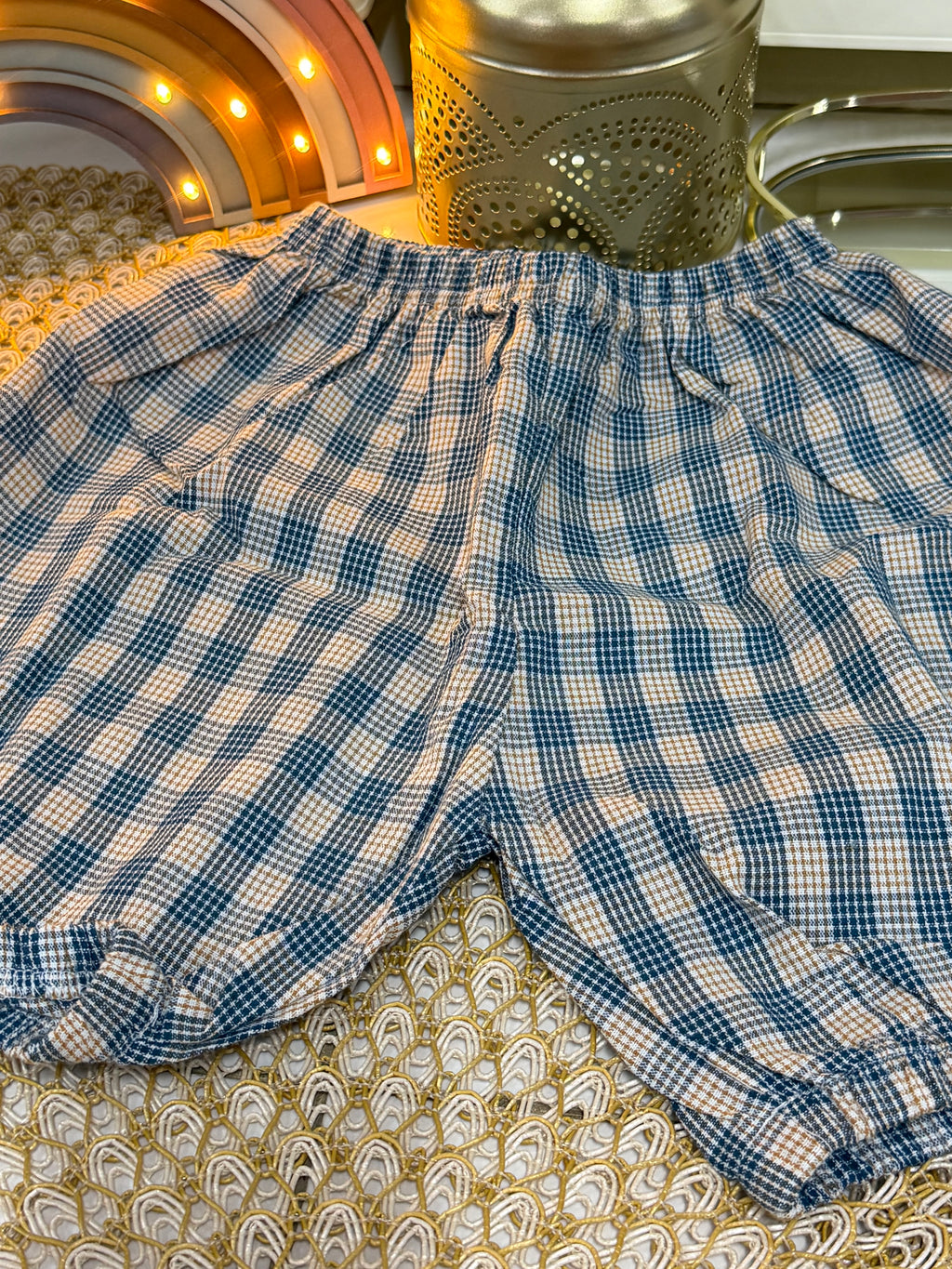 Conjunto de rayas a cuadros