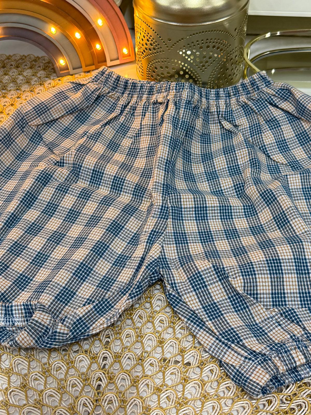 Conjunto de rayas a cuadros