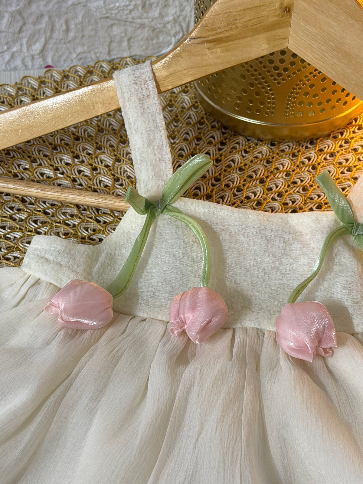 Vestido tulipanes