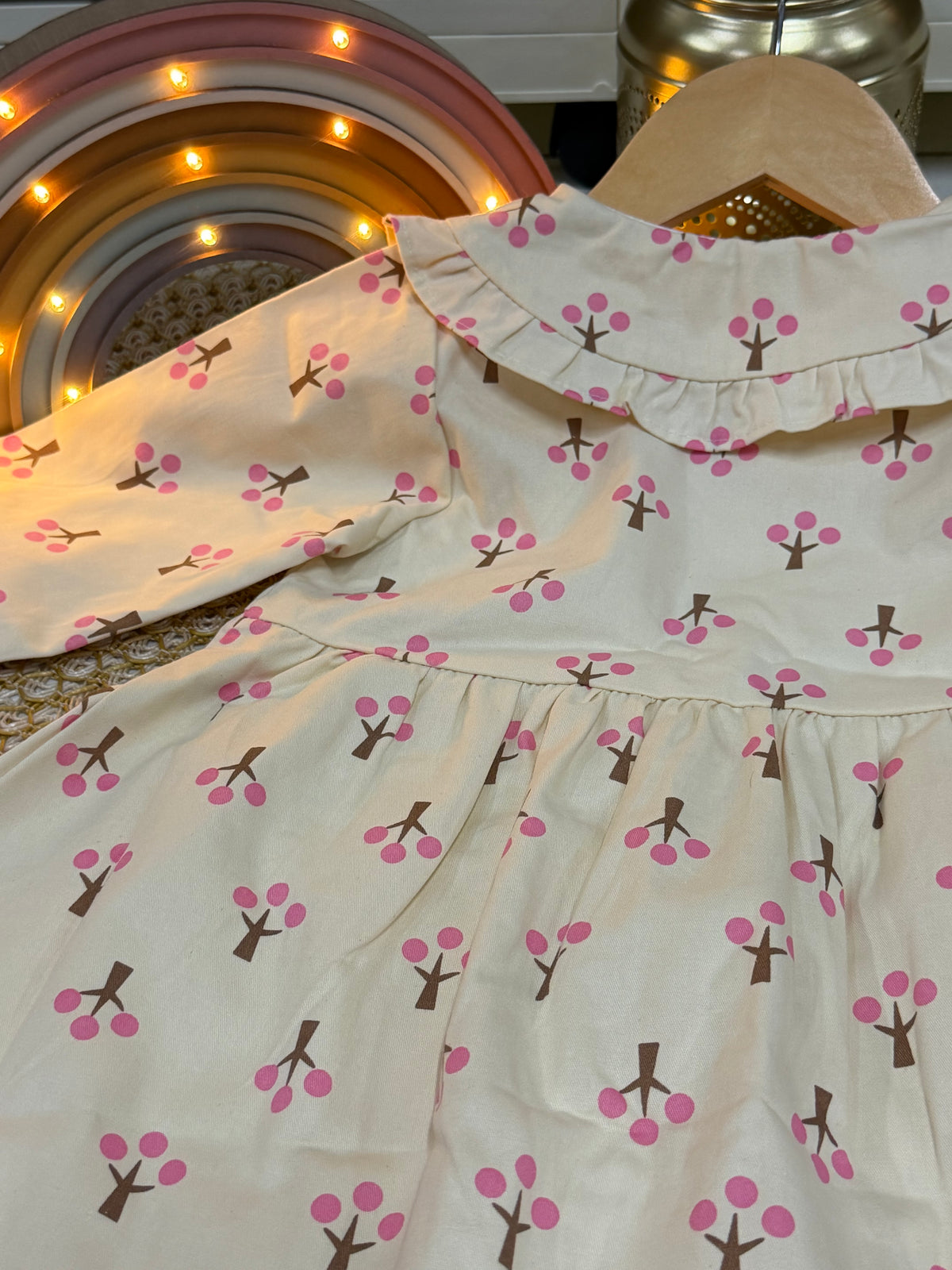 Vestido con botones floreado