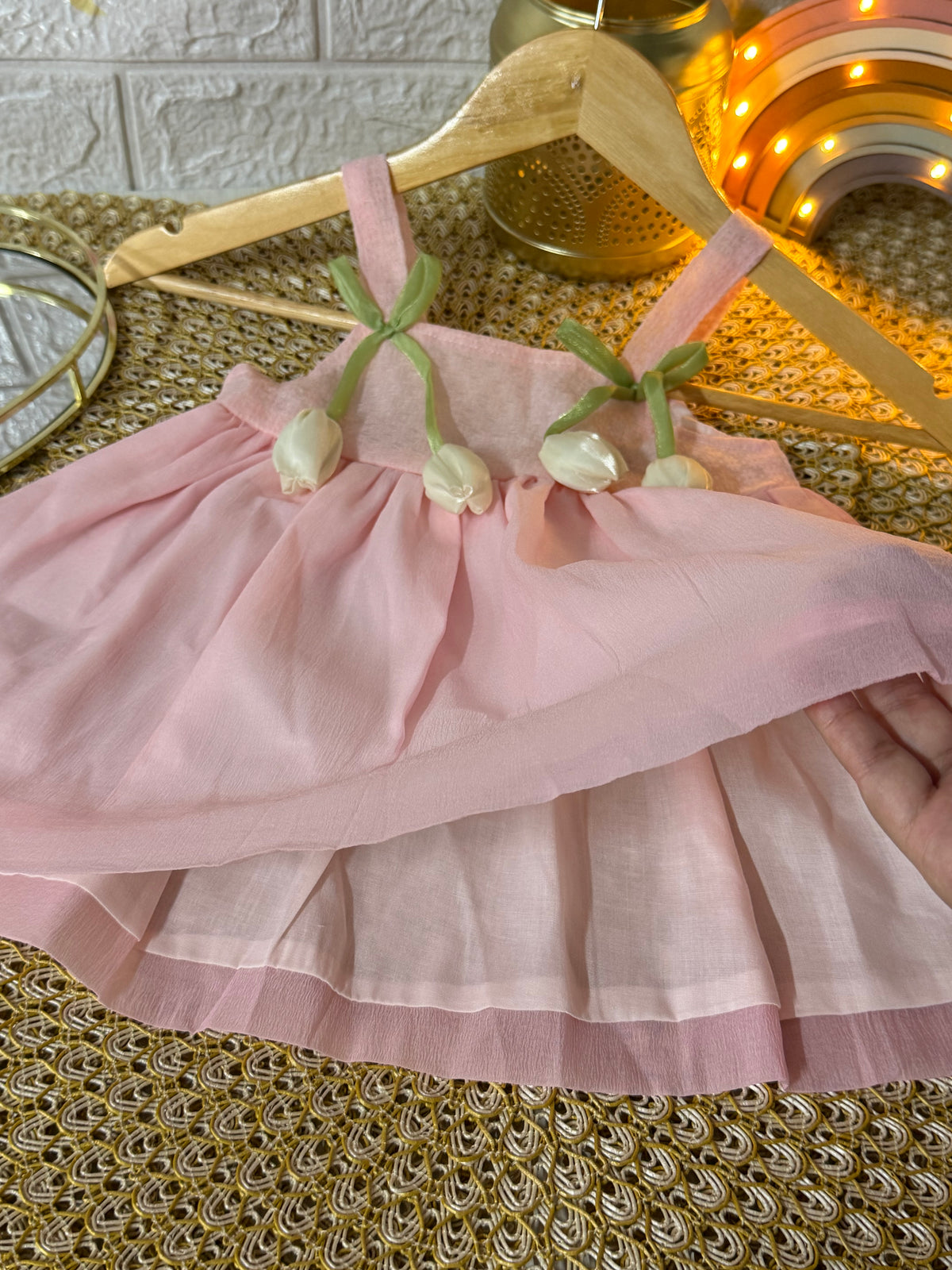 Vestido tulipanes
