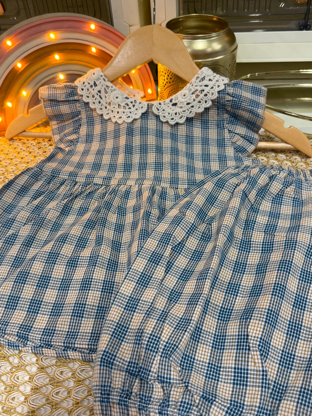 Conjunto de rayas a cuadros
