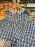 Conjunto de rayas a cuadros