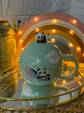 Taza redonda conejo / panda