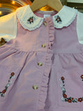 Vestido camisero rosa