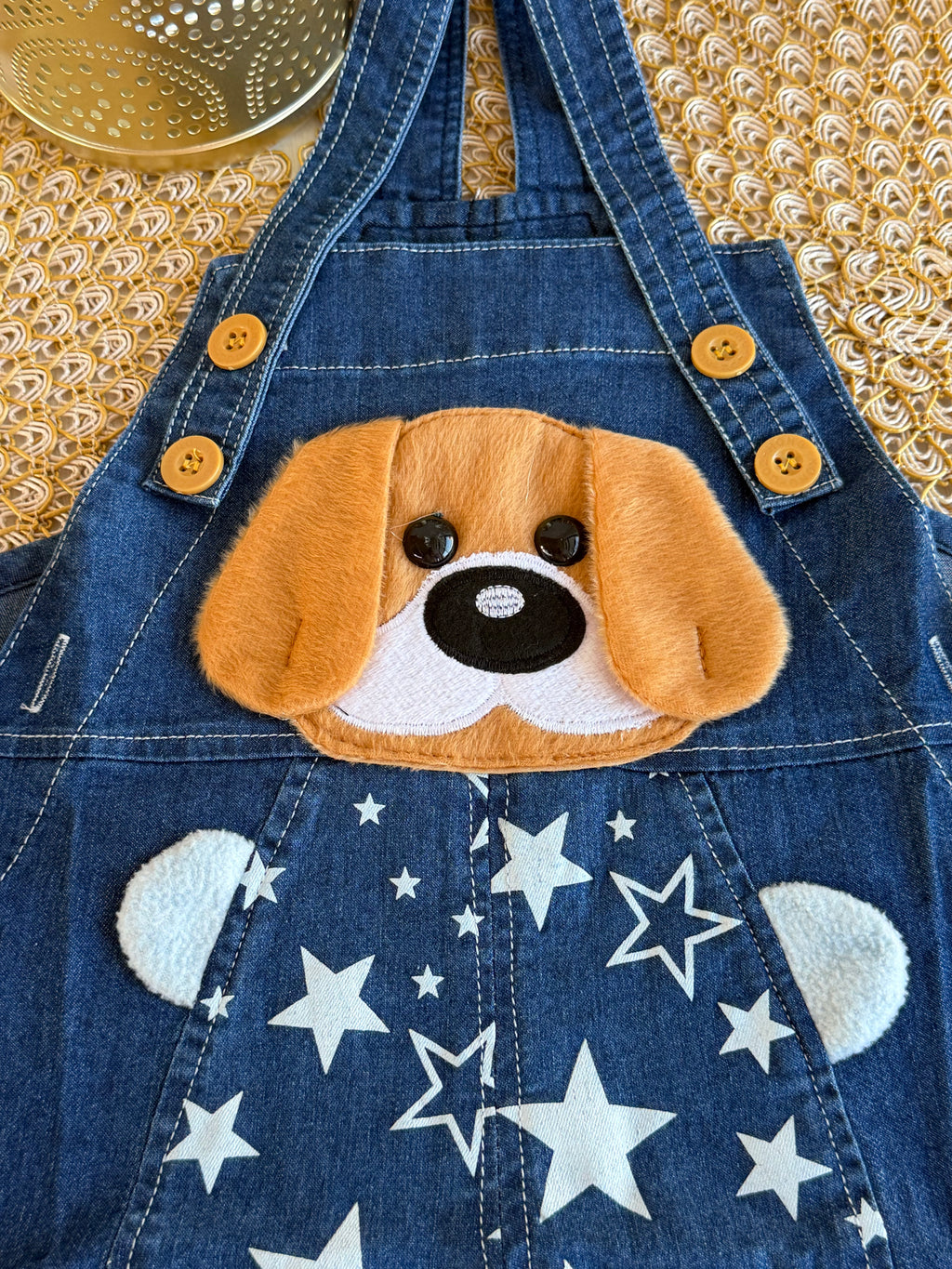 Overol corto perrito #01