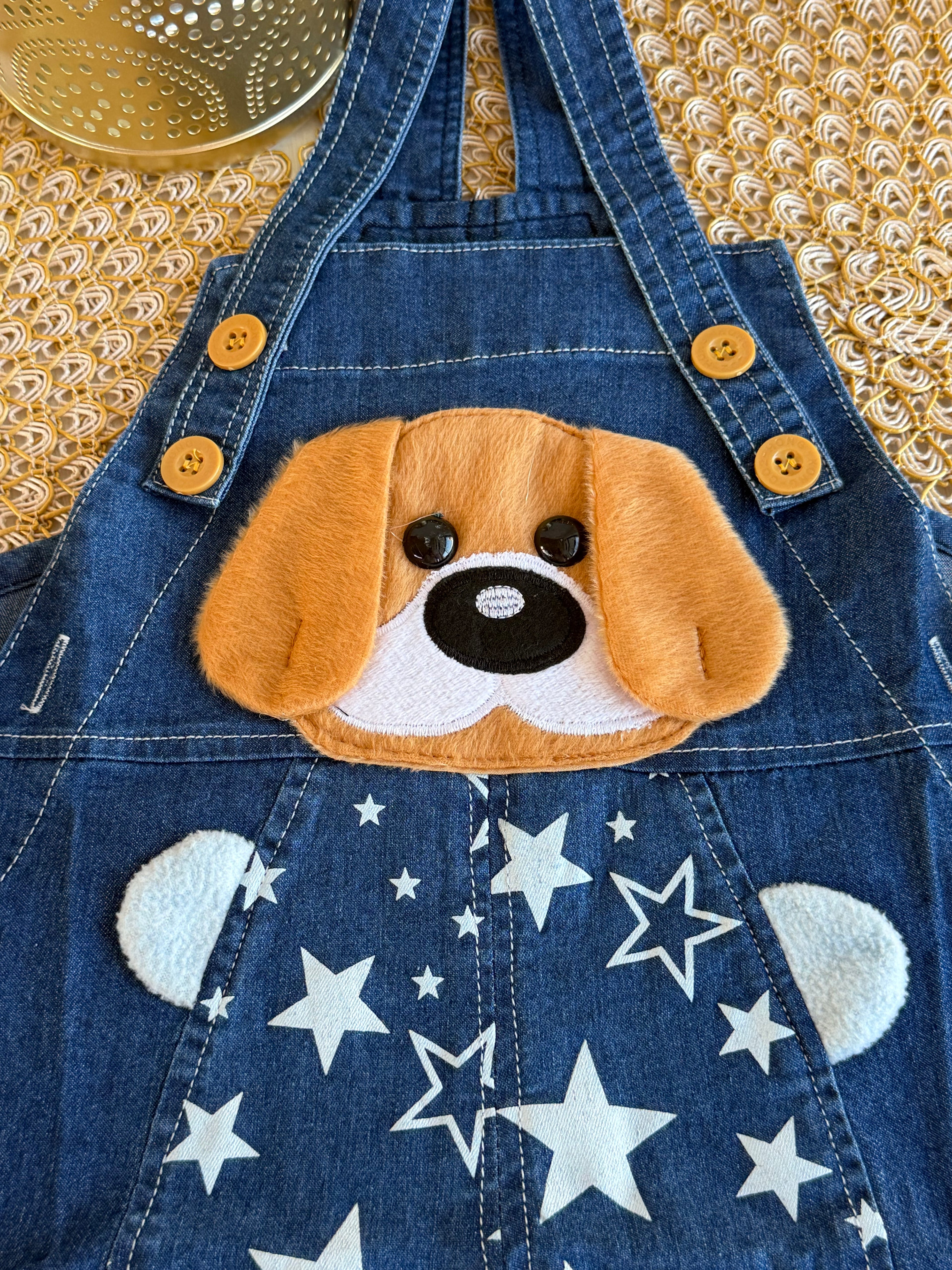 Overol corto perrito #01