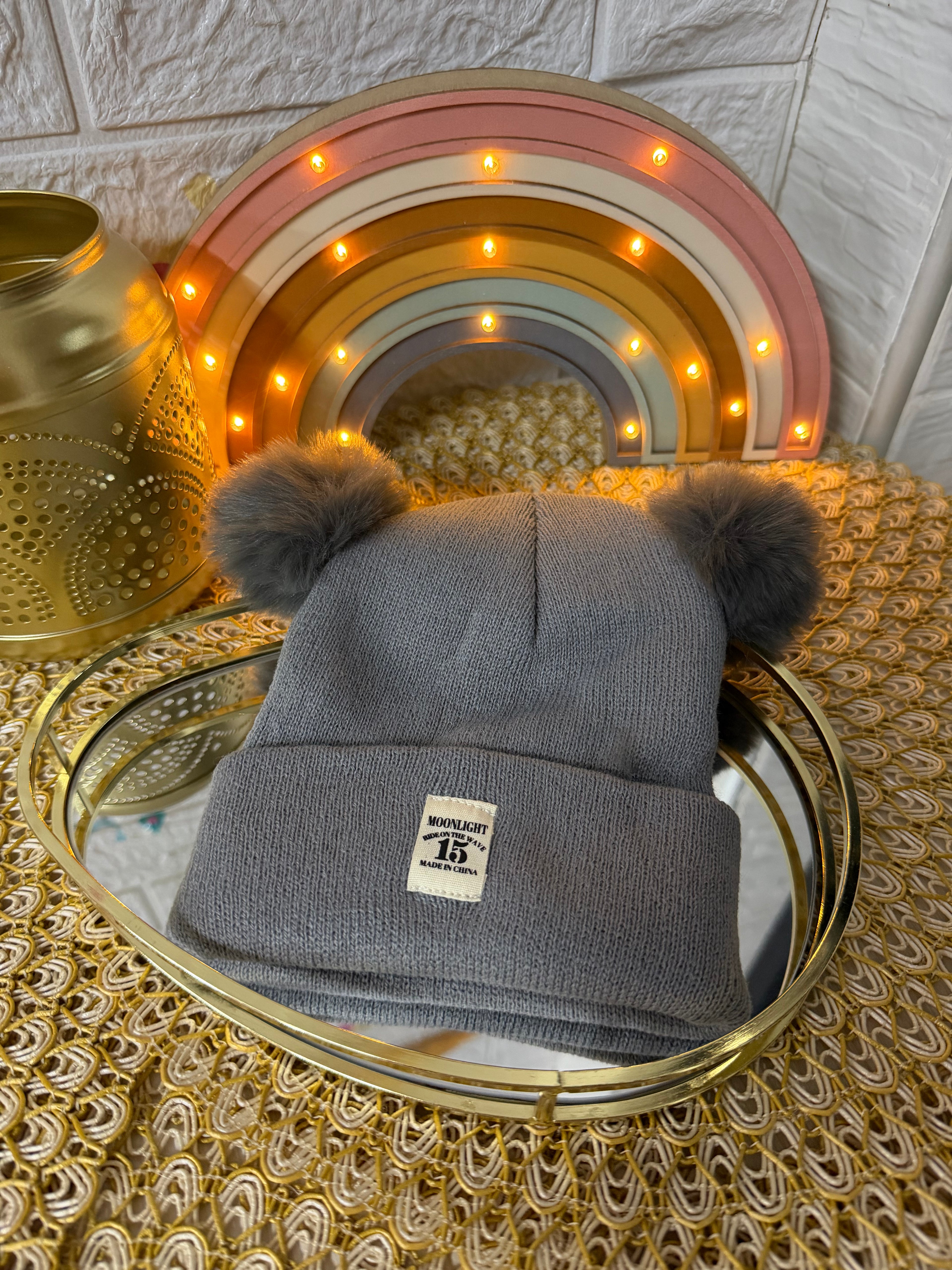 Gorro de punto moon light 15 tela