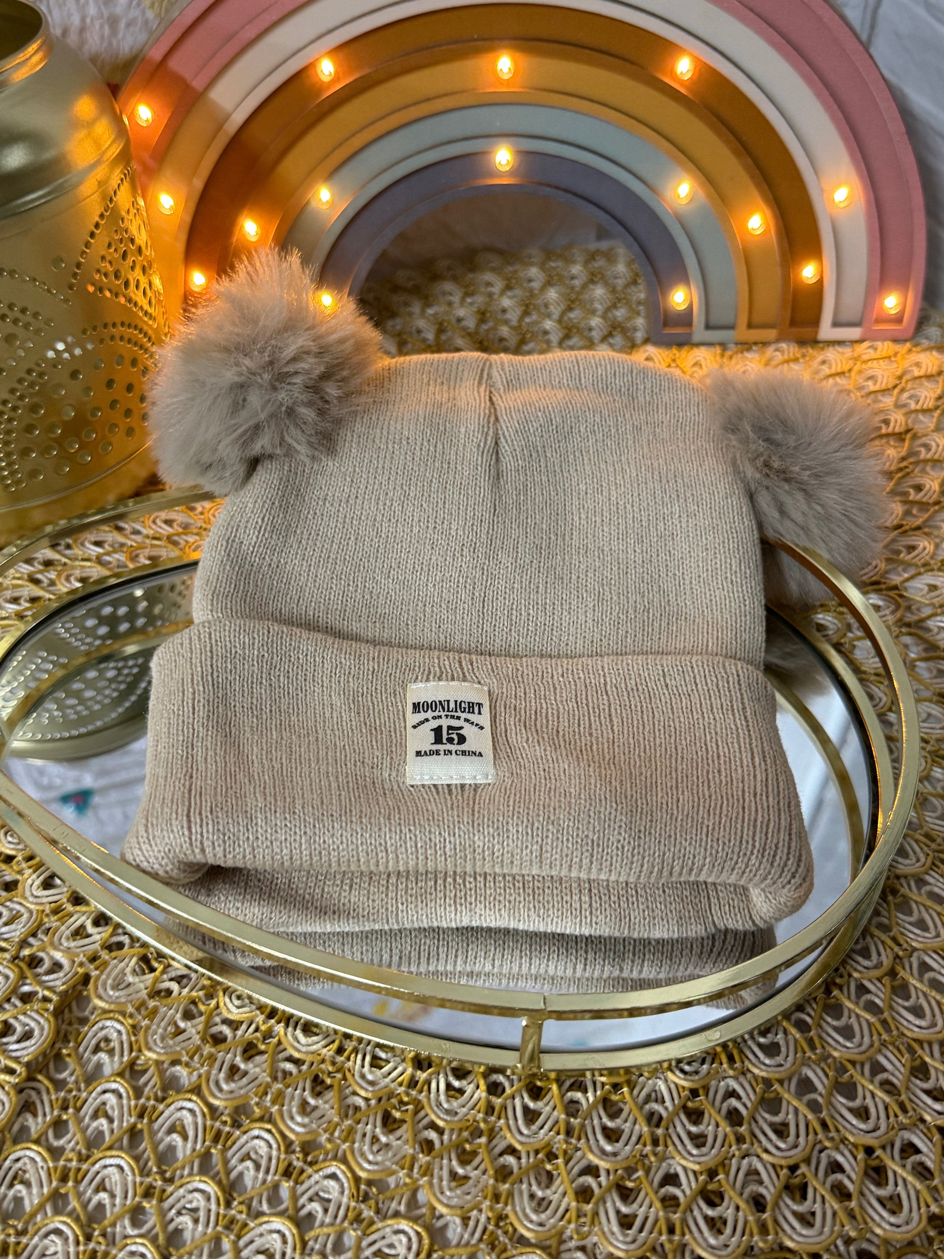 Gorro de punto moon light 15 tela