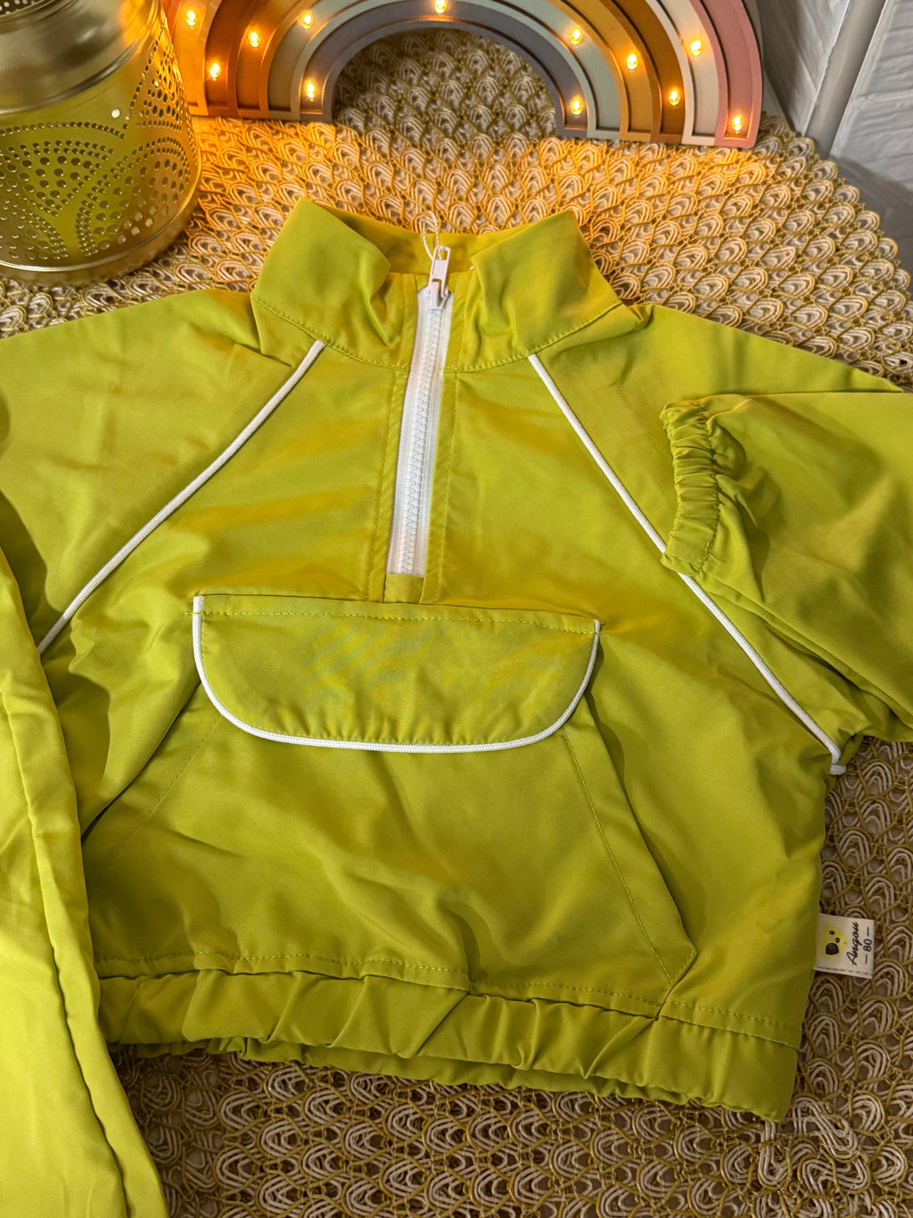 Conjunto deportivo verde limón