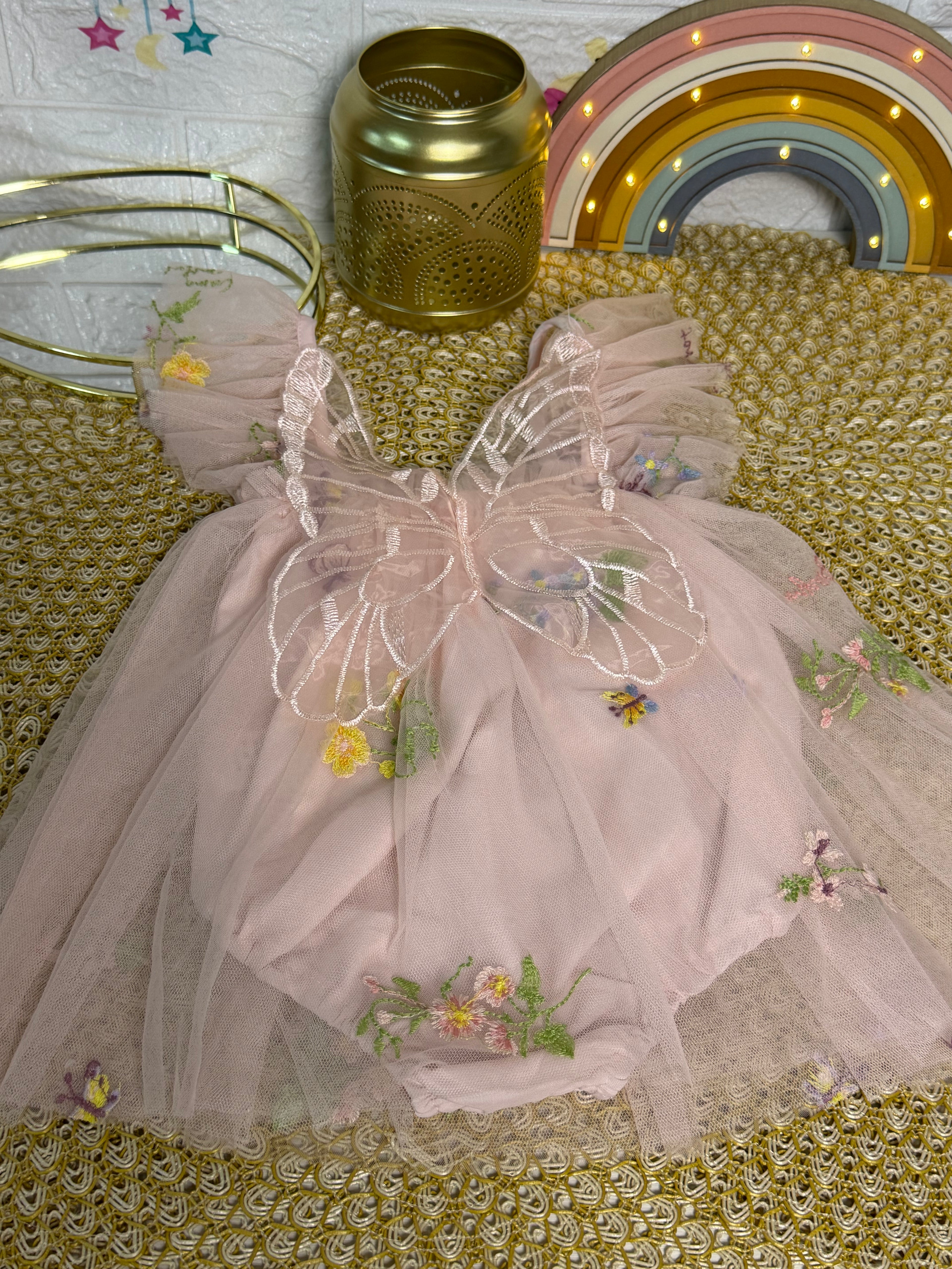Body tull rosa alas mariposa