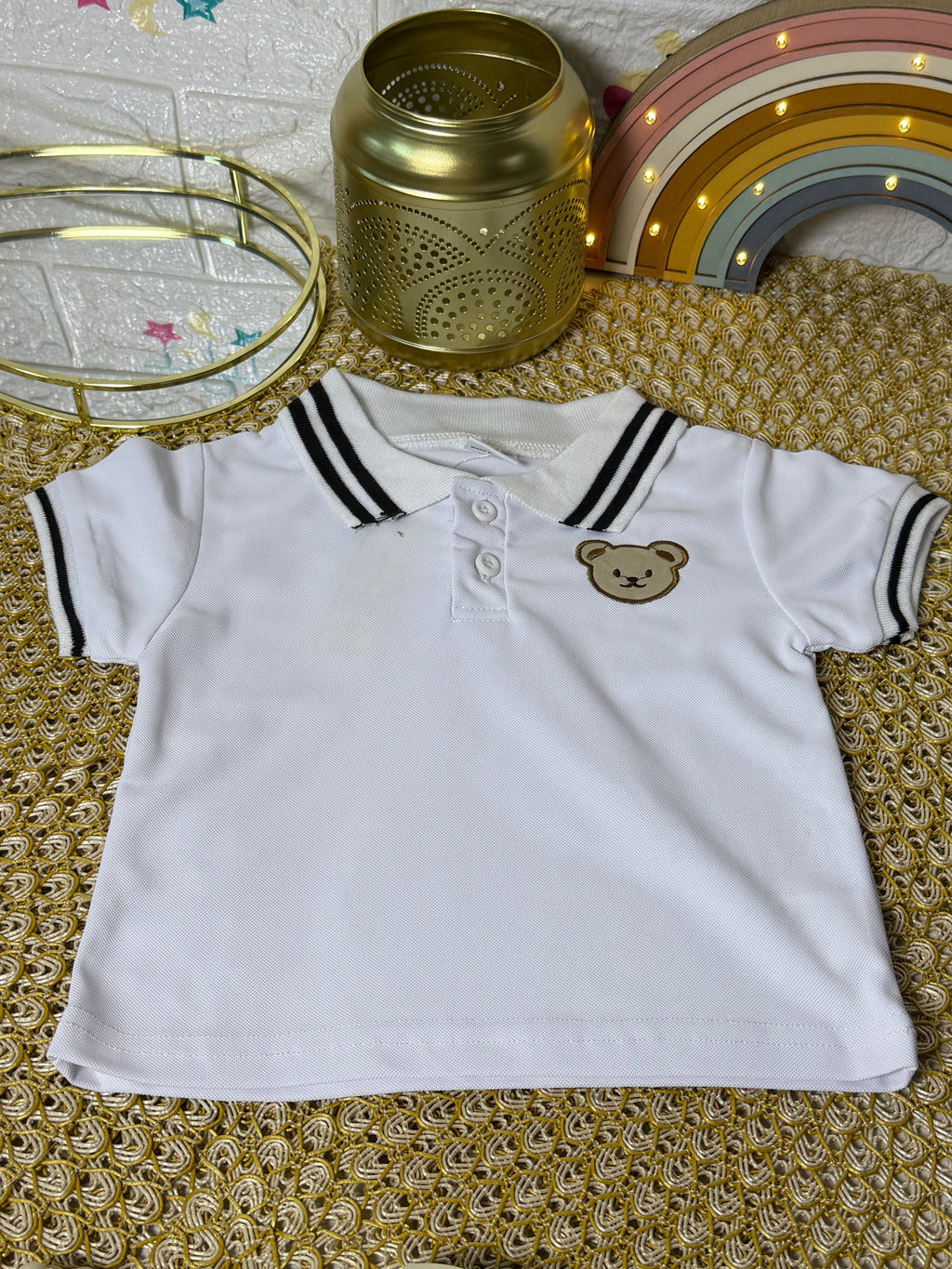 Conjunto 2 piezas polo y short osito