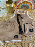 Conjunto 3 piezas caqui