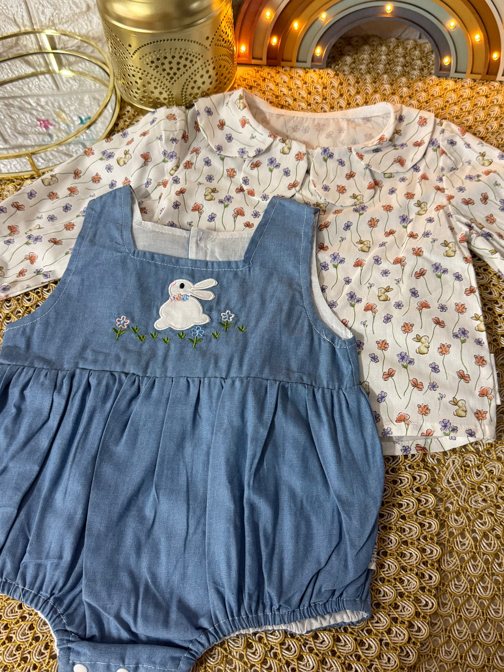 Conjunto 2 piezas conejito