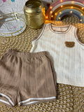Conjunto 2 piezas albaricoque osito