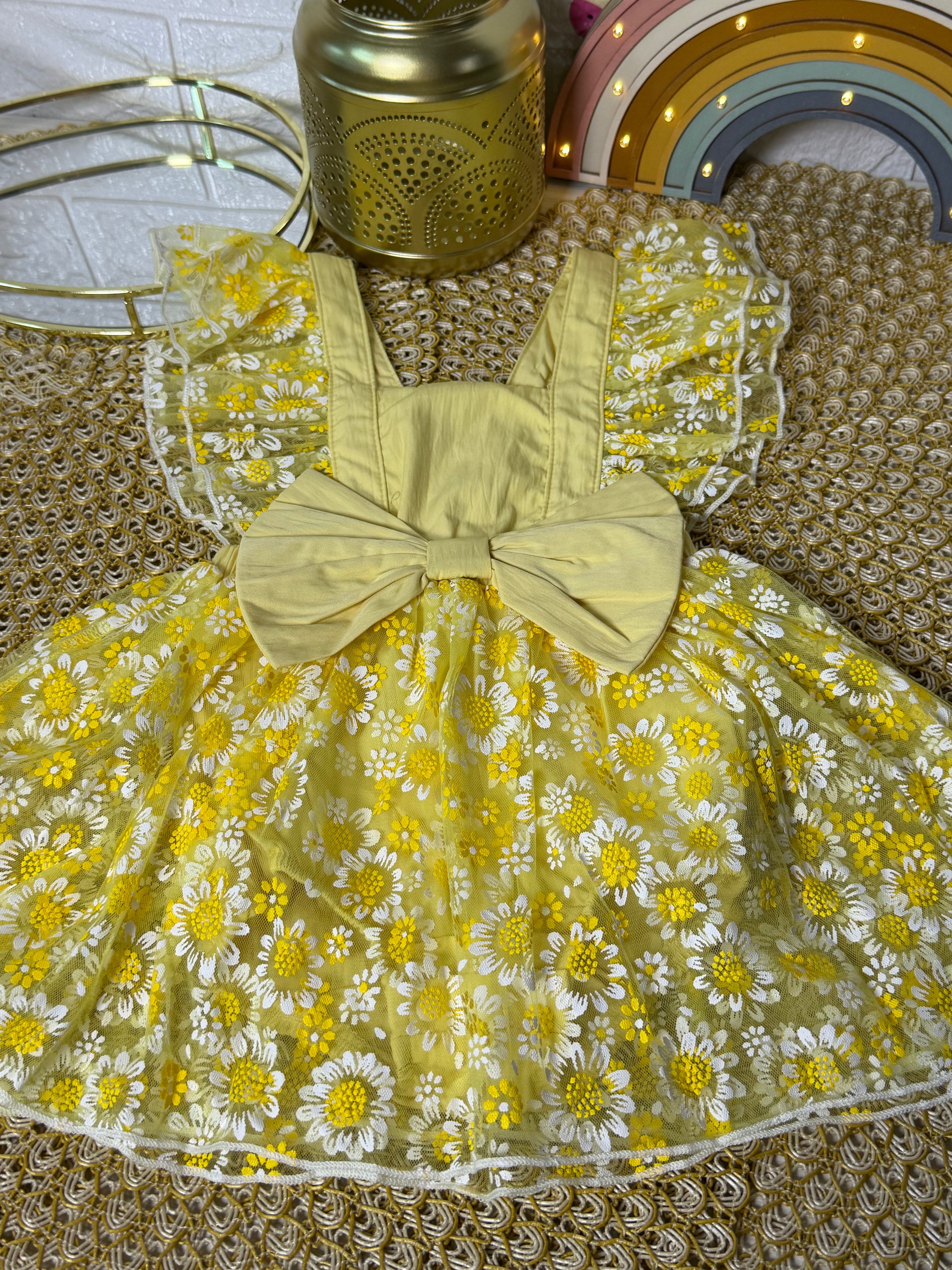 Pelele tull amarillo