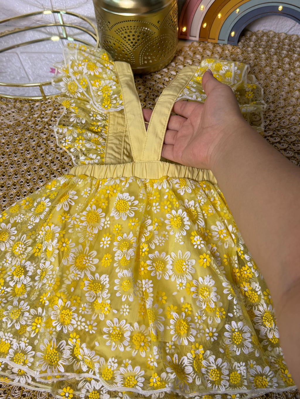 Pelele tull amarillo
