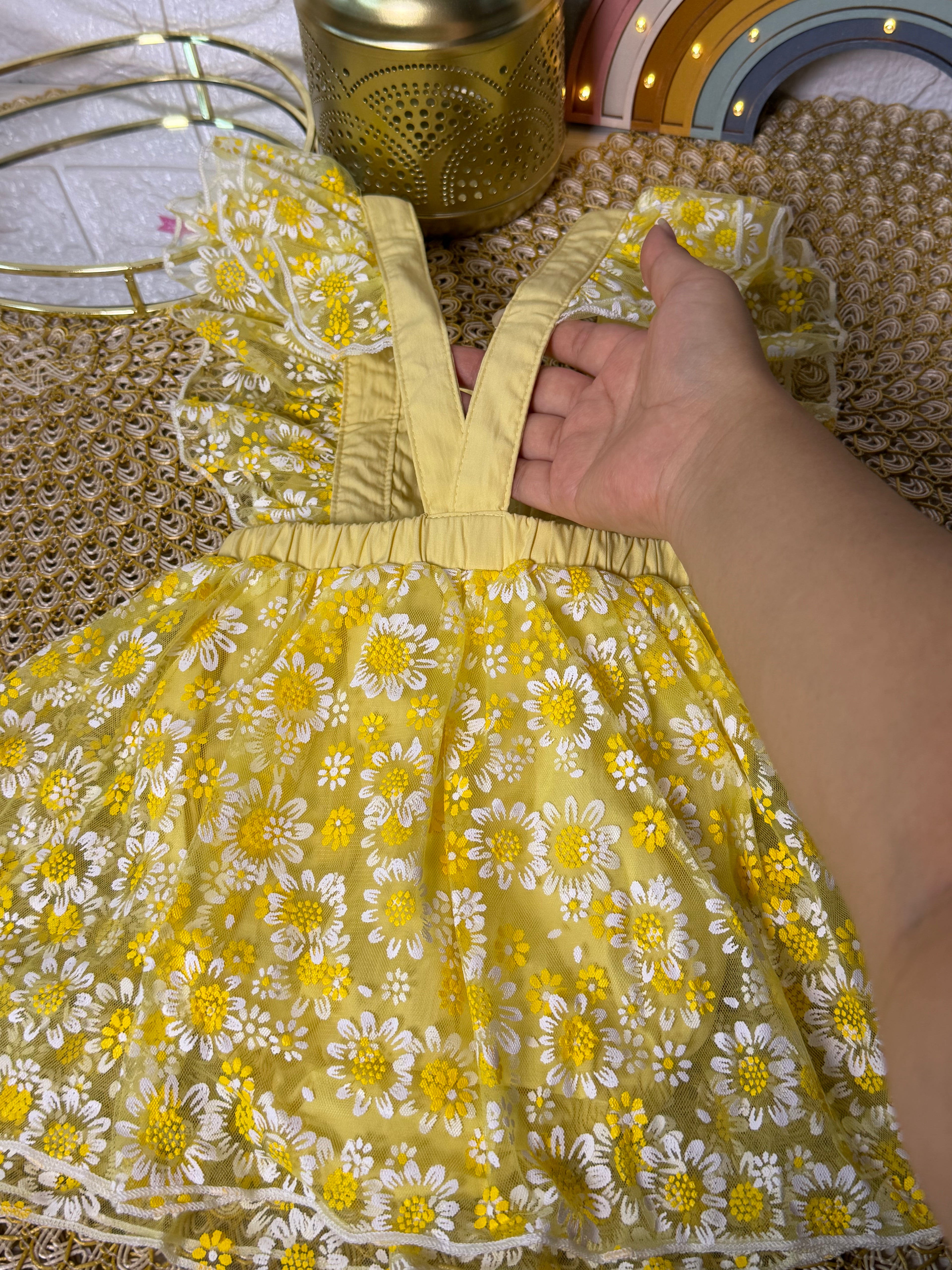 Pelele tull amarillo