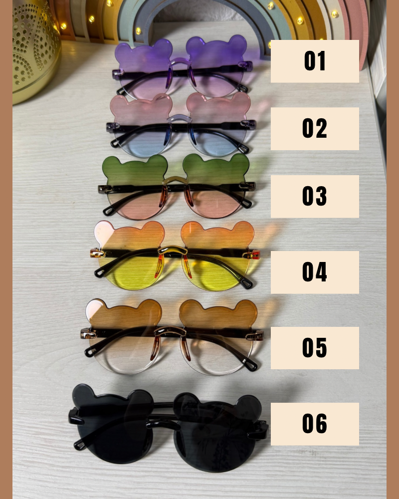 Lentes modelo oso