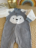 Enterizo gris osito