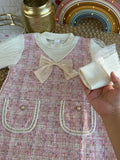 Vestido modelo coreano rosa