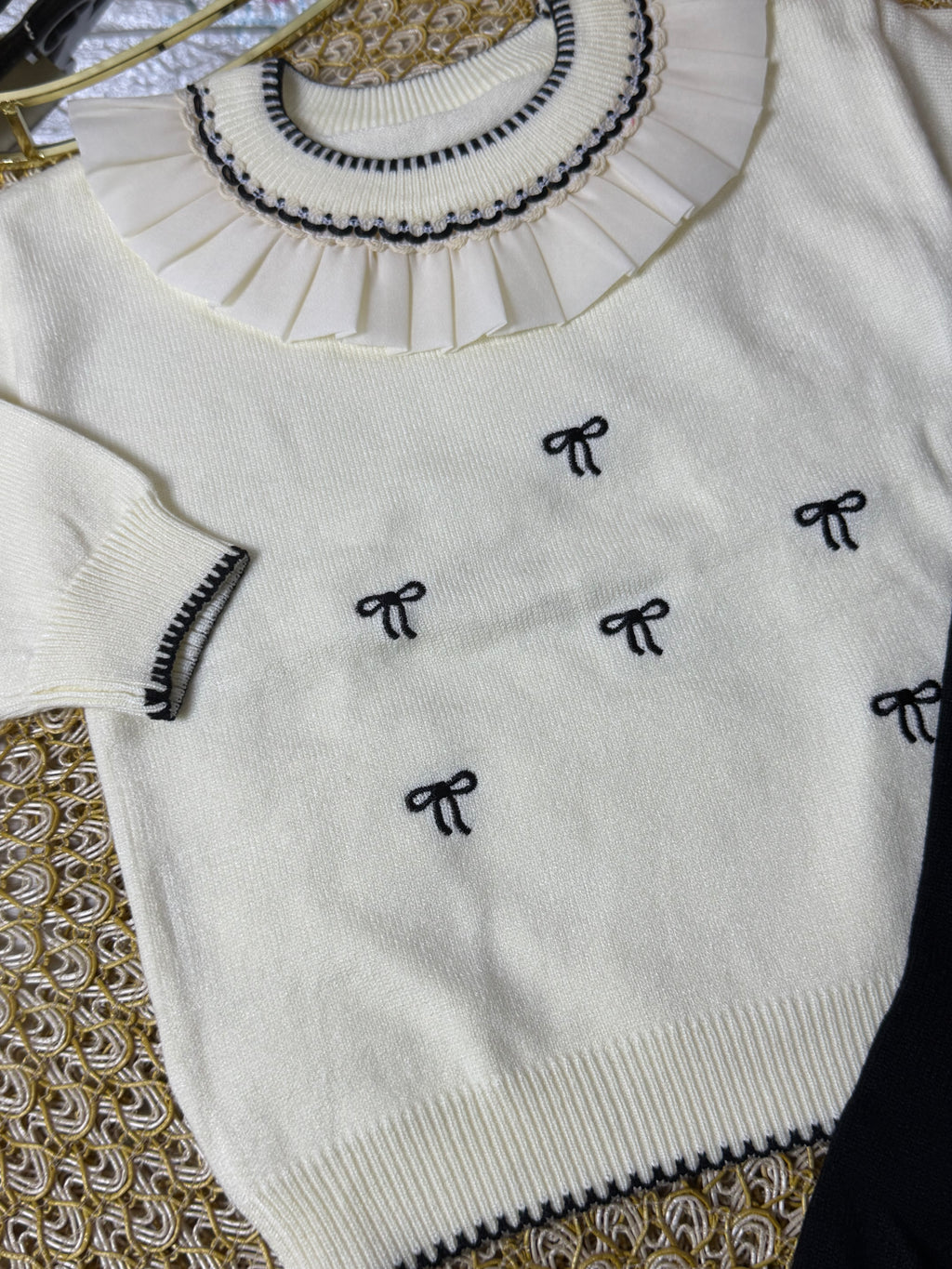 Conjunto tejido ivory white