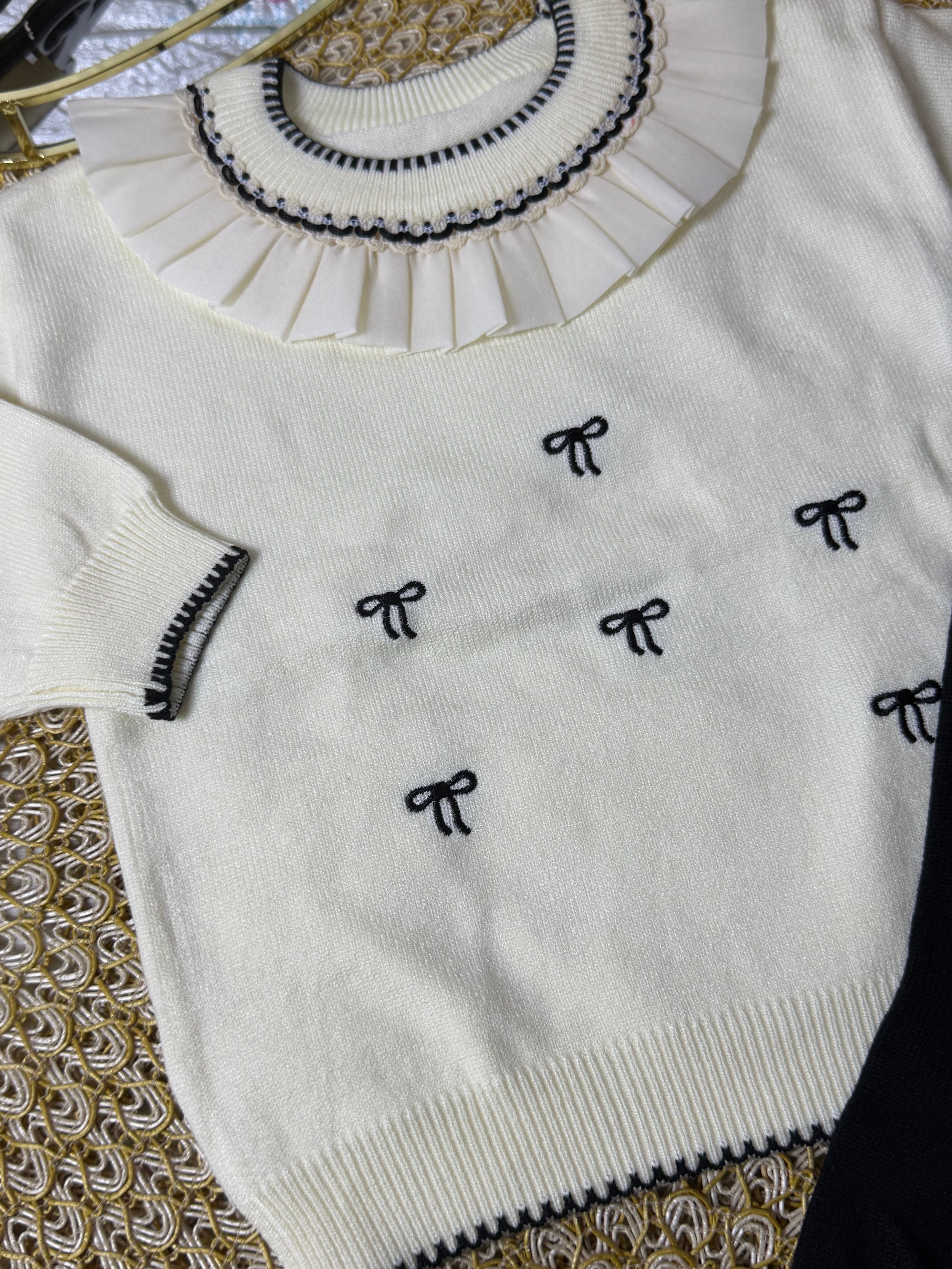 Conjunto tejido ivory white