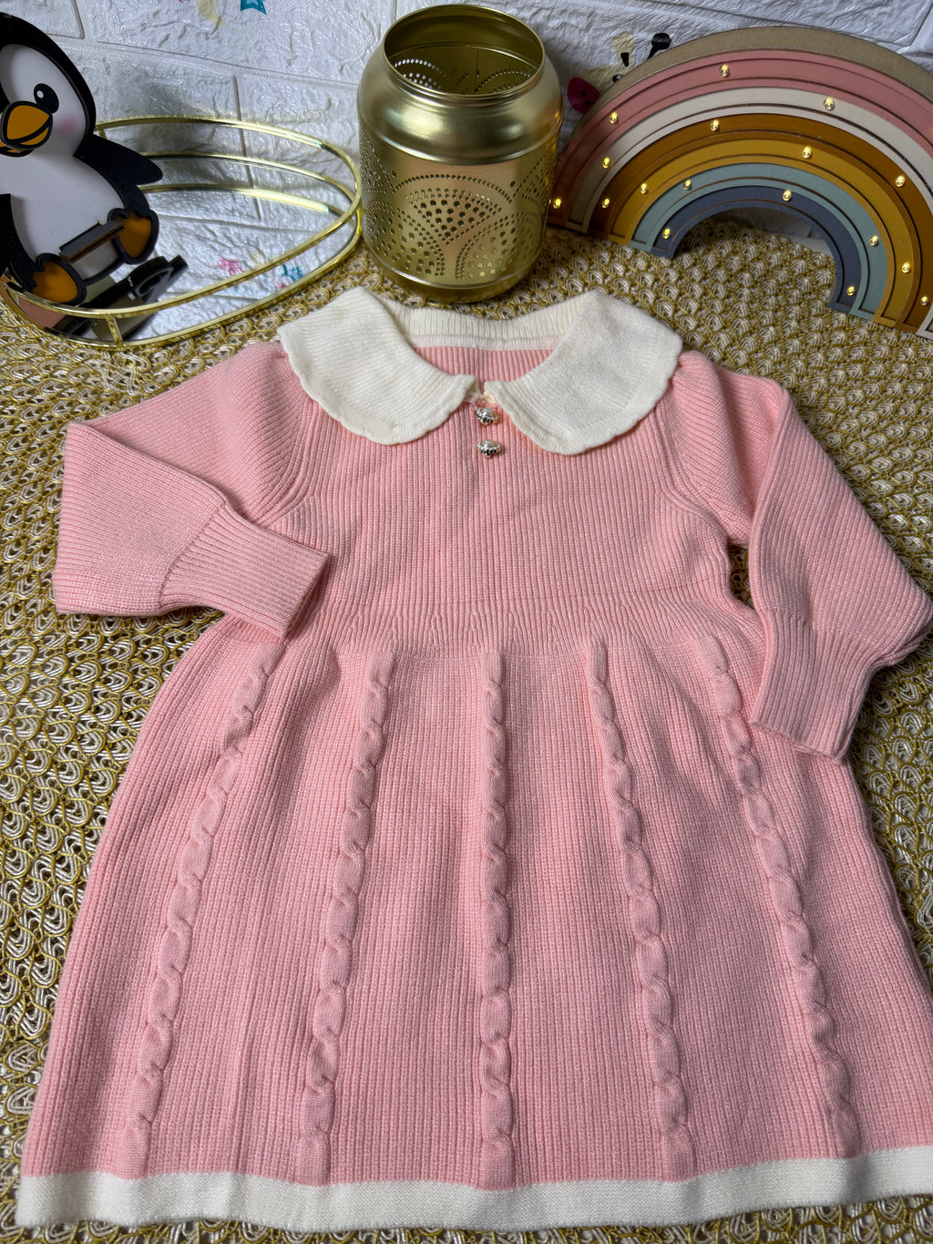 Vestido tejido rosa 4451703