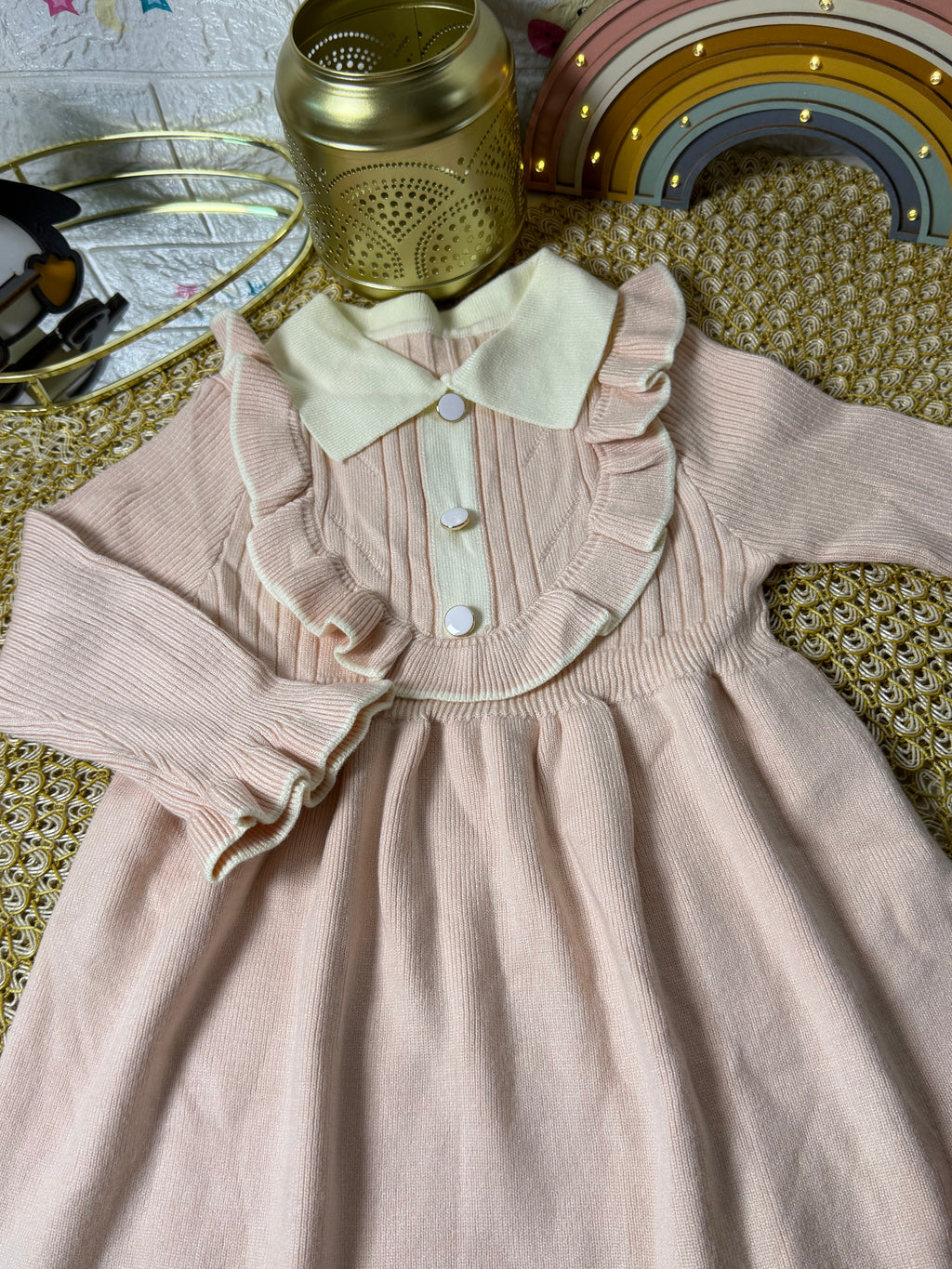 Vestido tejido rosa 103969