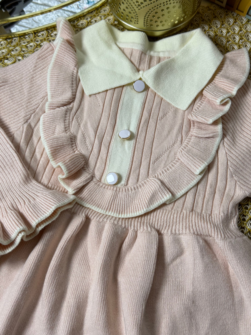 Vestido tejido rosa 103969