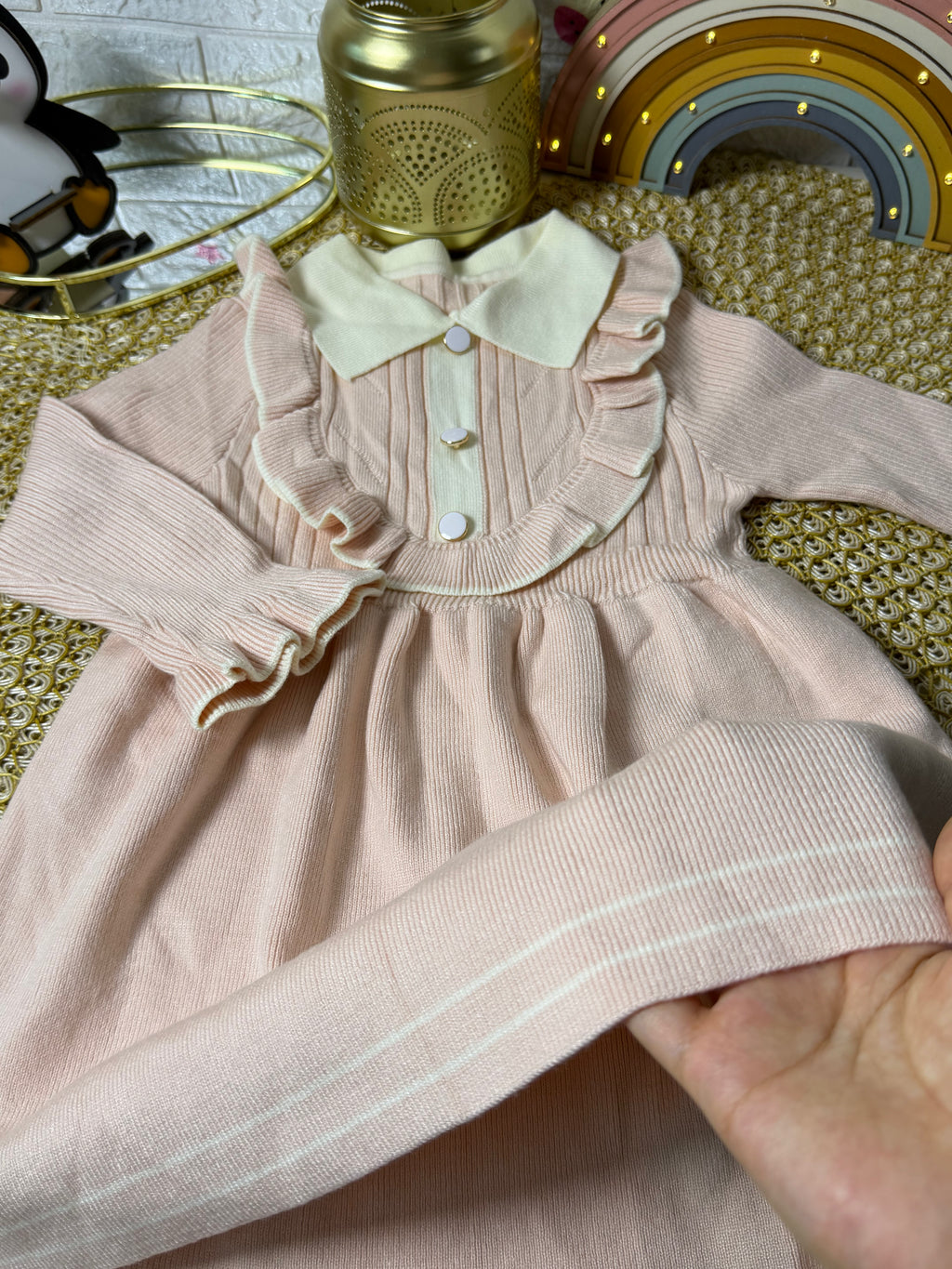 Vestido tejido rosa 103969