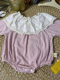 Body con cuello encaje