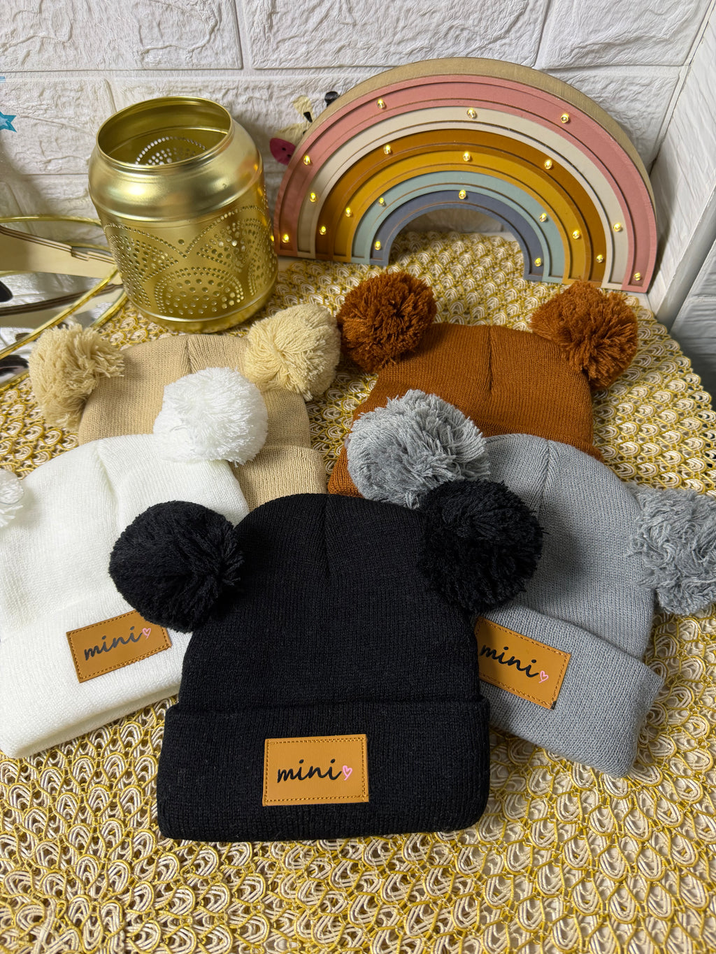 Gorro de punto mini❤️