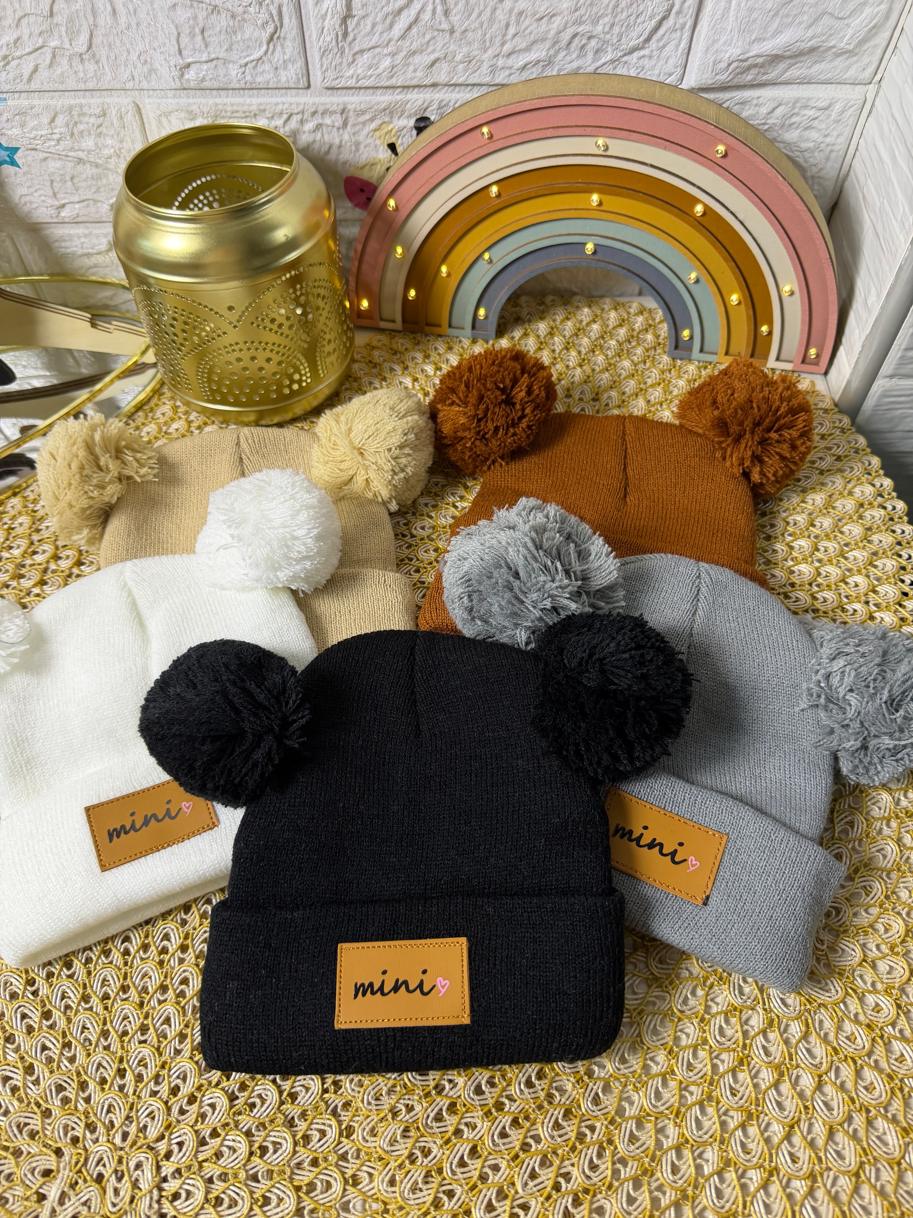 Gorro de punto mini❤️