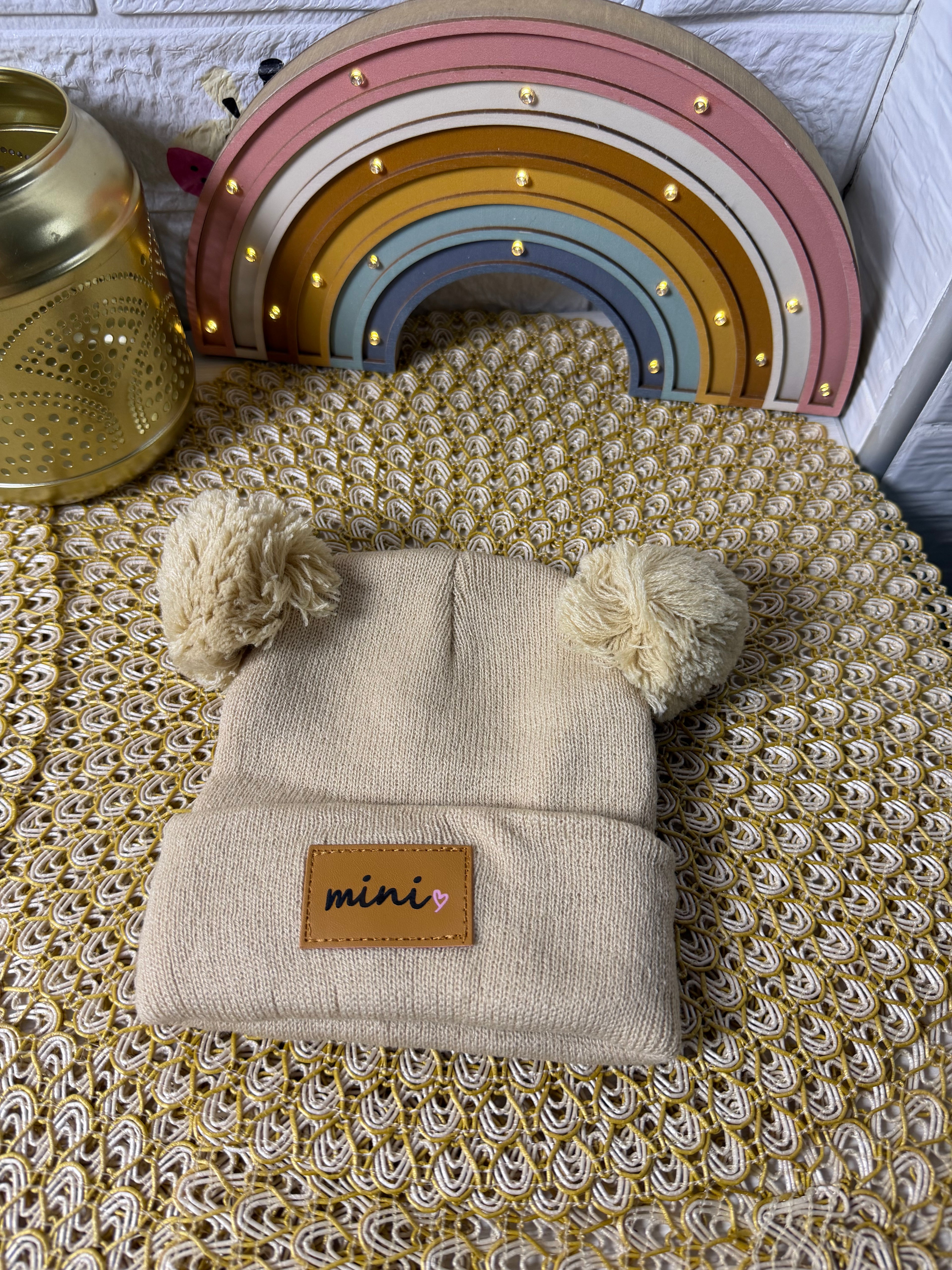 Gorro de punto mini❤️