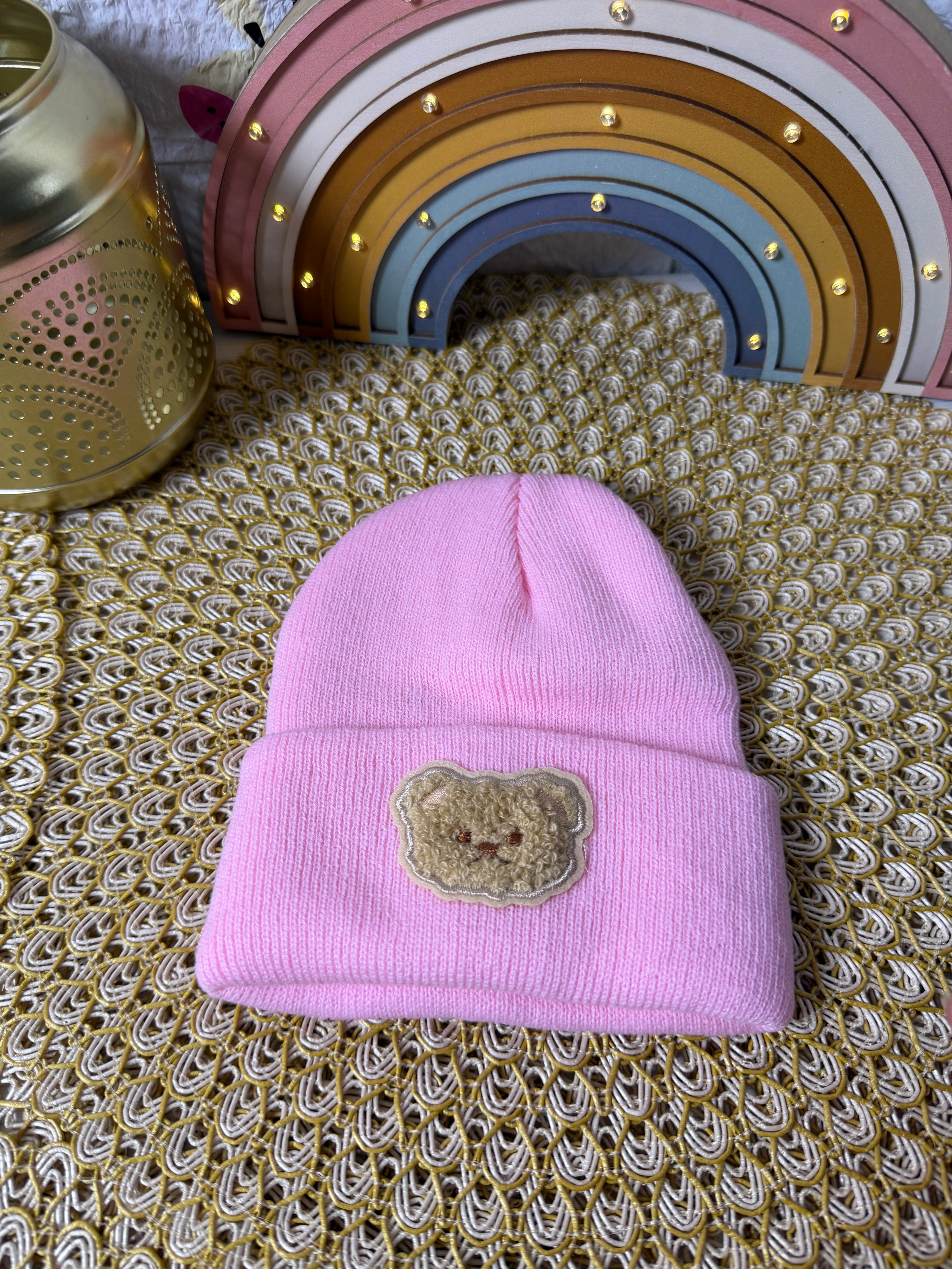 Gorro de punto osito 🐻