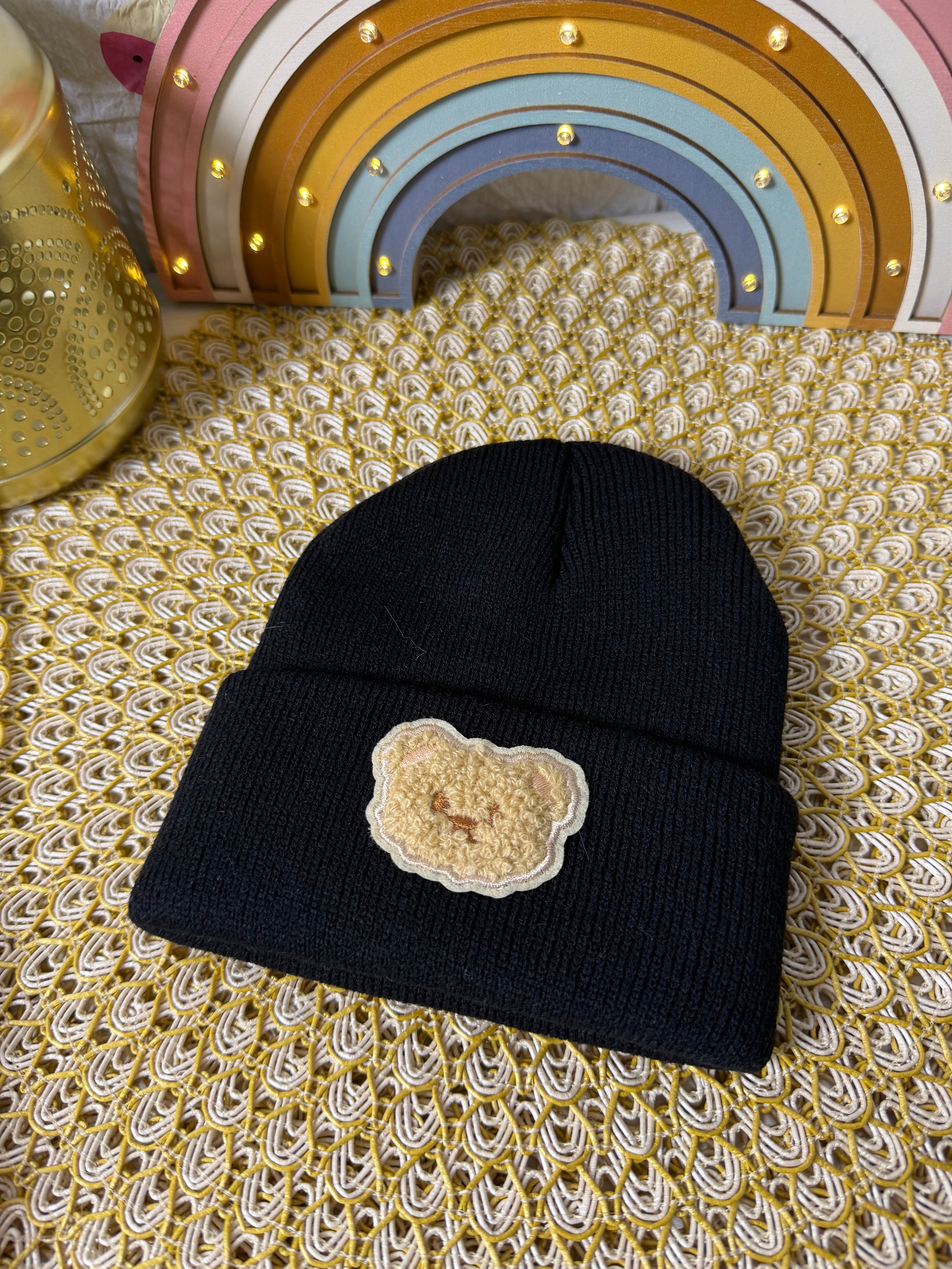 Gorro de punto osito 🐻