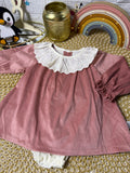 Body vestido palo rosa A-90