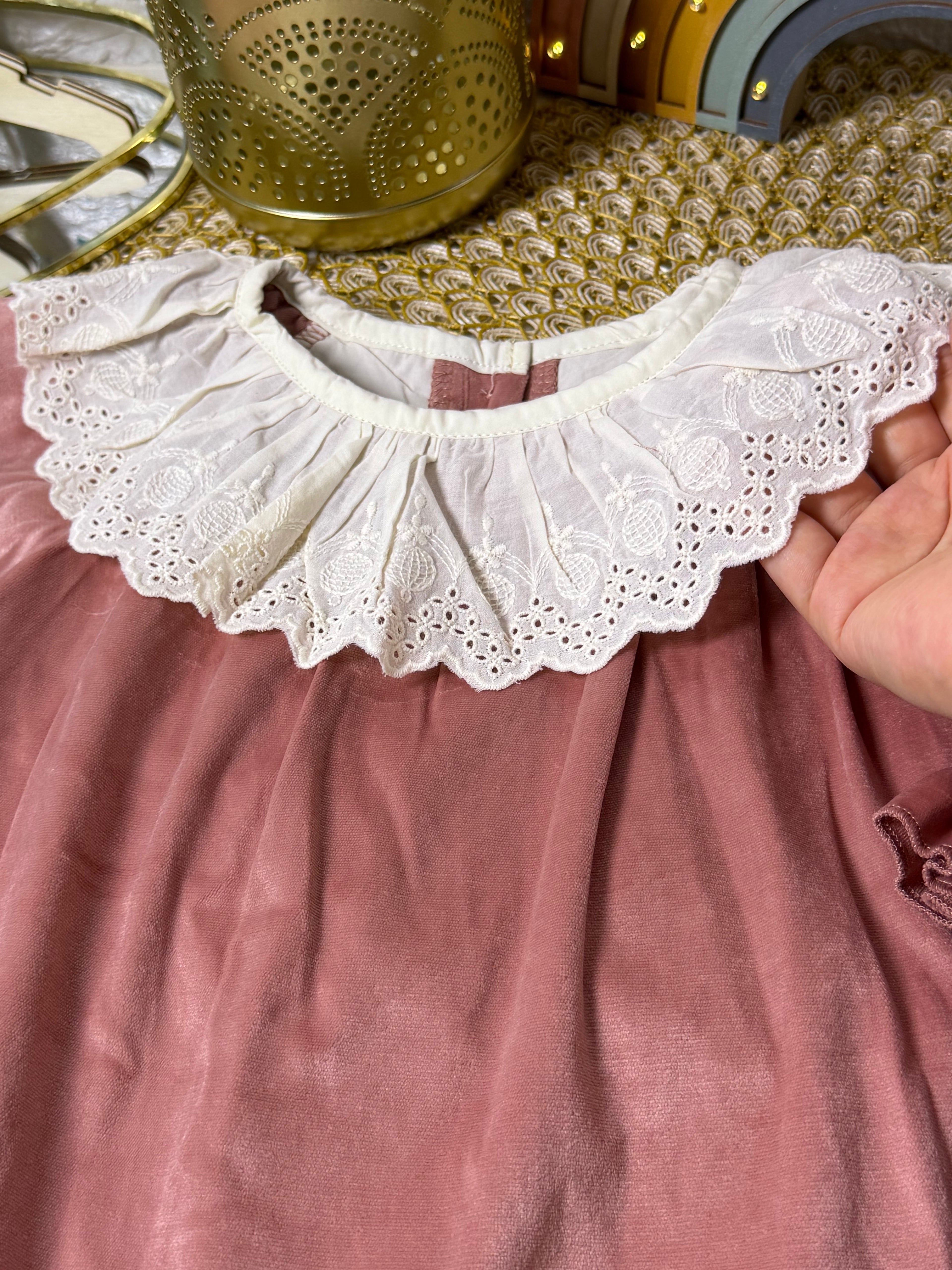 Body vestido palo rosa A-90