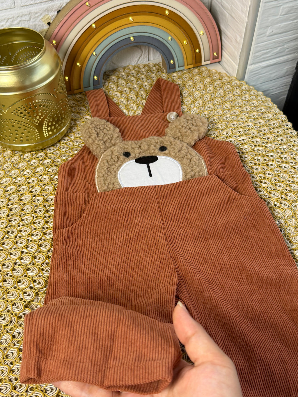 Overol marrón osito🧸