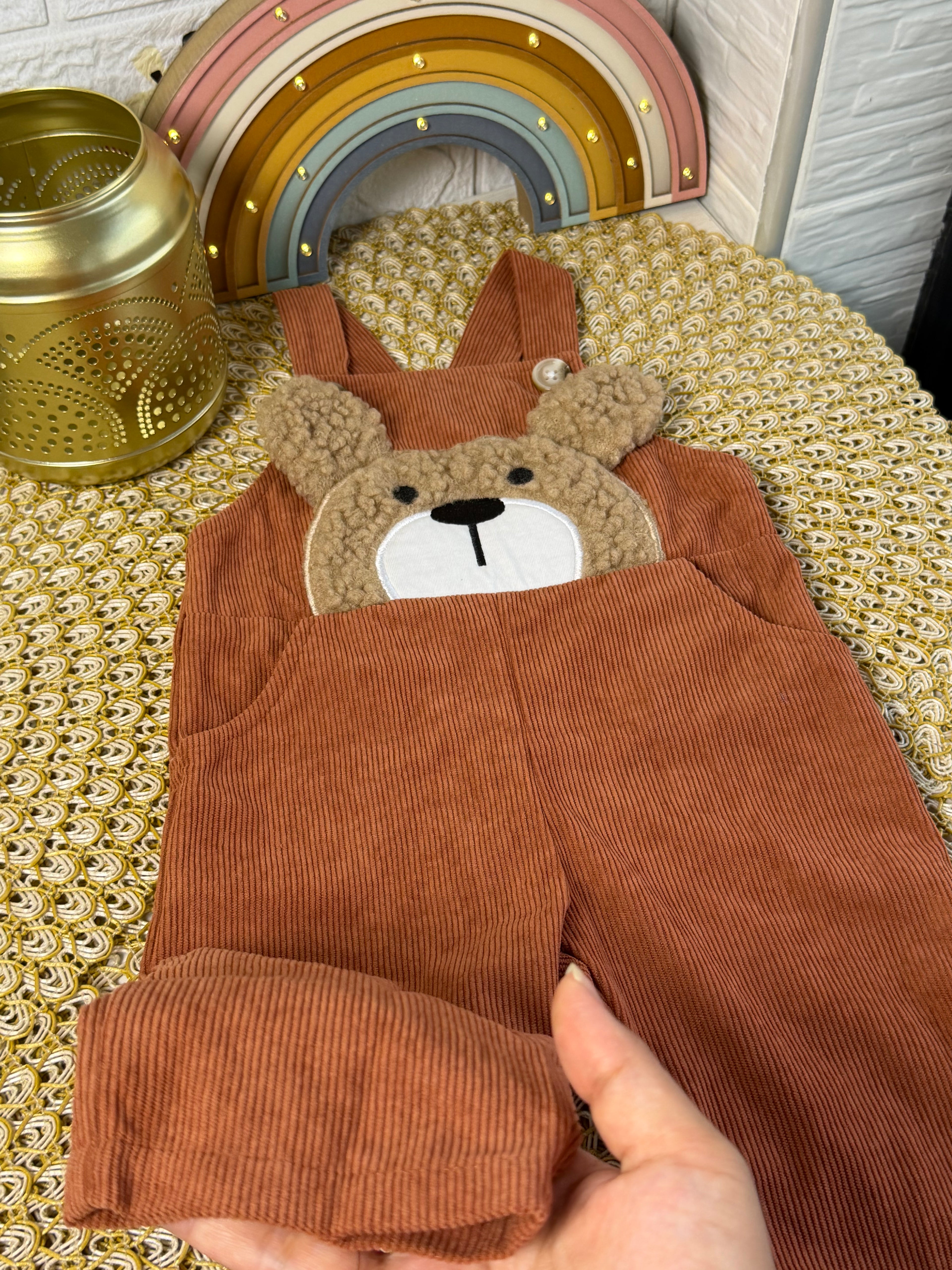 Overol marrón osito🧸