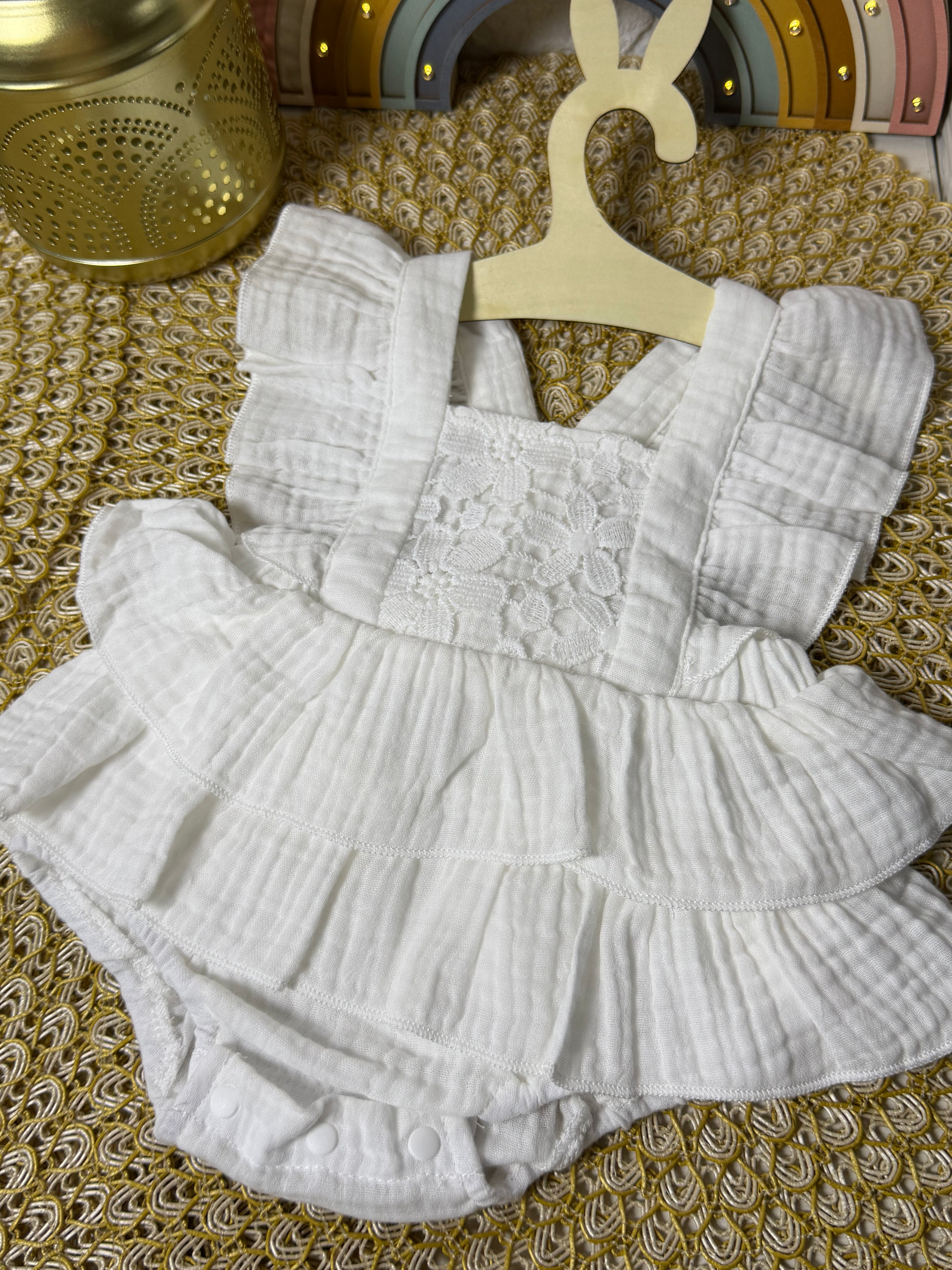 Pelele blanco bobos