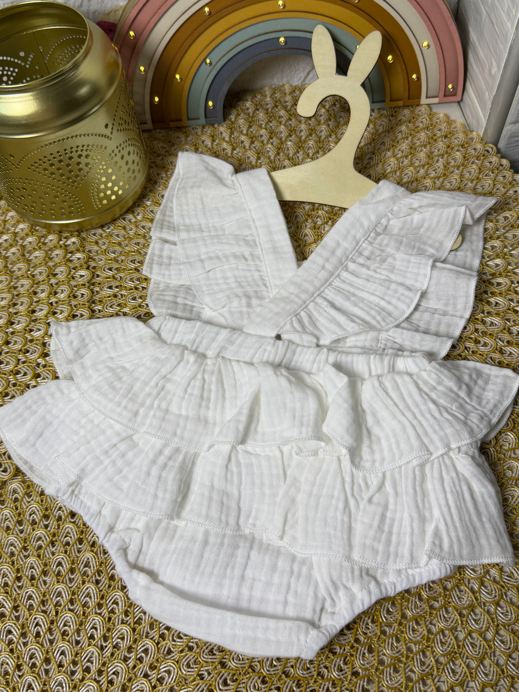 Pelele blanco bobos