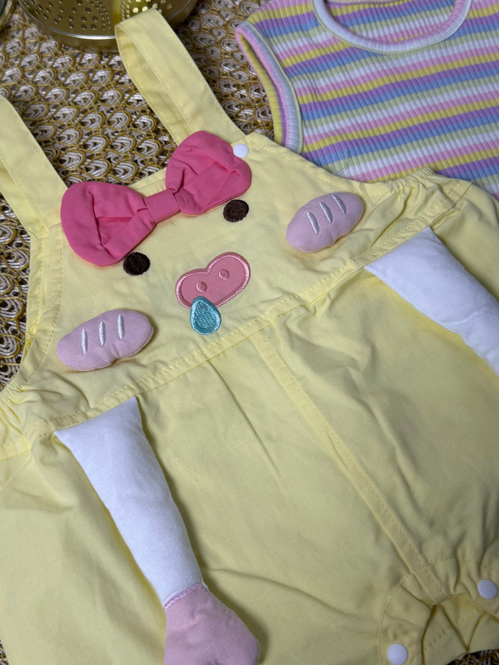 Conjunto 2 piezas amarillo