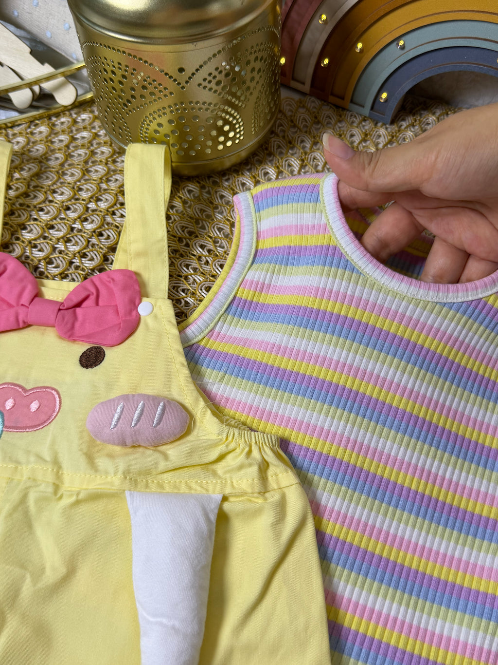 Conjunto 2 piezas amarillo