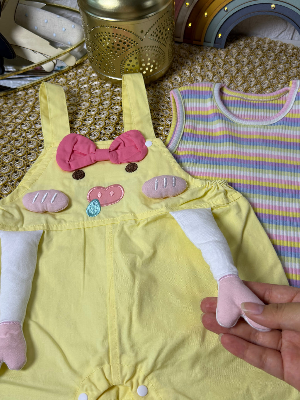 Conjunto 2 piezas amarillo