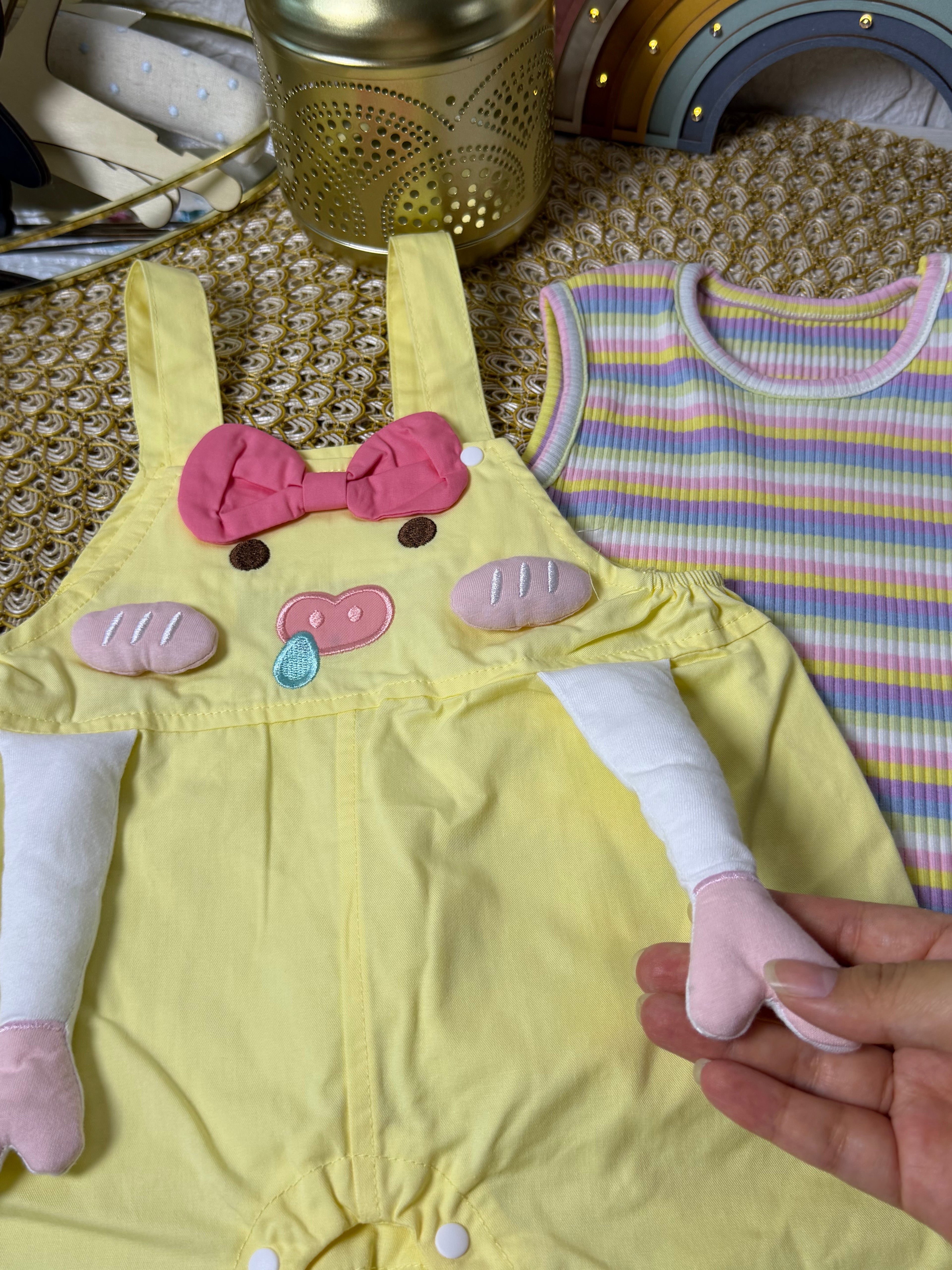 Conjunto 2 piezas amarillo