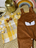 Conjunto 2 piezas camisa y overol