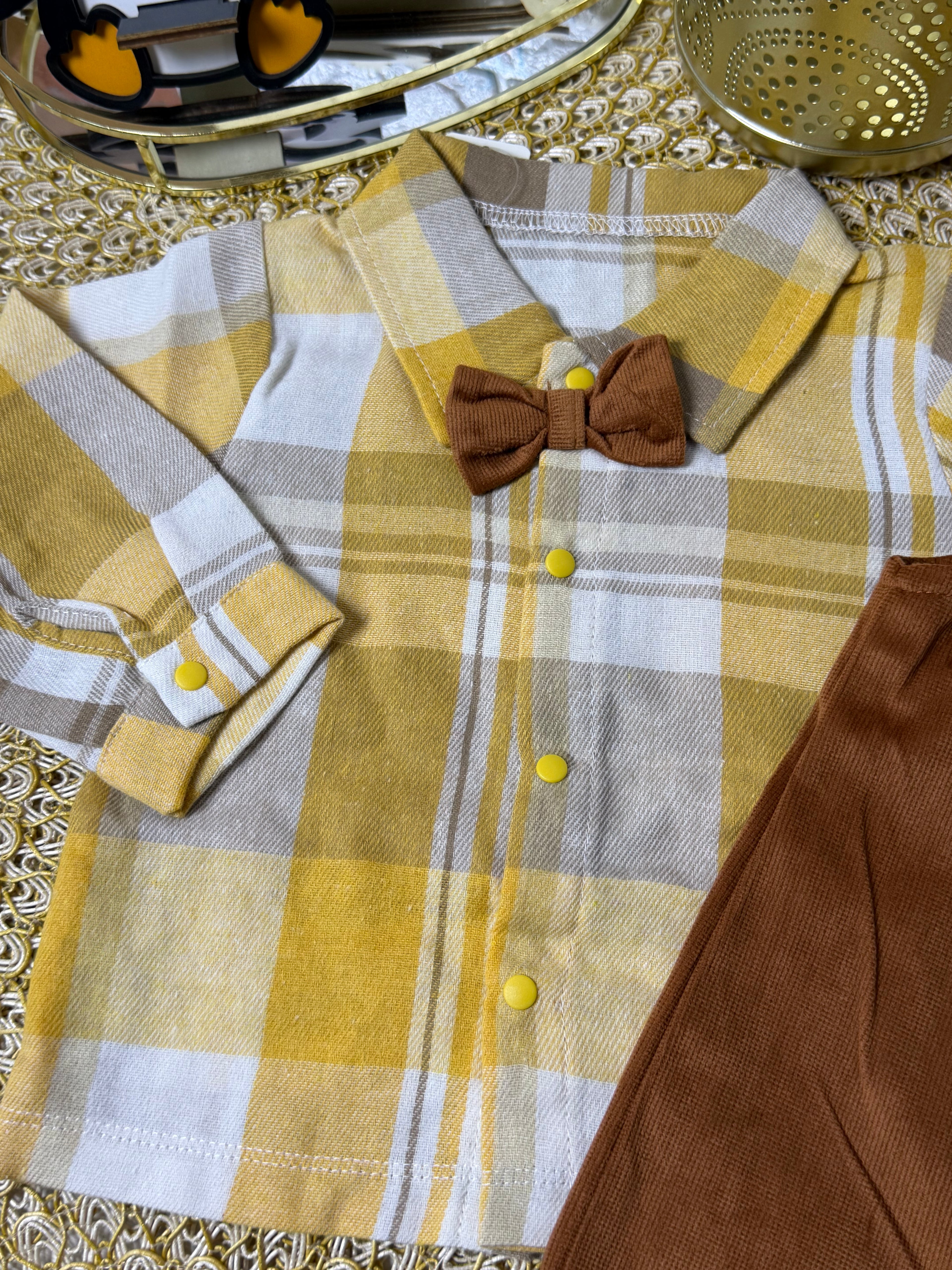 Conjunto 2 piezas camisa y overol